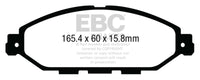 Thumbnail for EBC 12-13 Infiniti JX35 3.5 Greenstuff Front Brake Pads