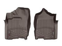 Thumbnail for WeatherTech 2016+ Nissan Titan XD Front FloorLiner - Cocoa