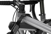 Thumbnail for Thule OutWay Hanging-Style Trunk Bike Rack (Up to 2 Bikes) - Silver/Black