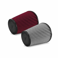 Thumbnail for Mishimoto Air Filter 4.5in Inlet 7.8in Filter Length Dry Washable