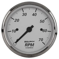 Thumbnail for AutoMeter Gauge Tachometer 3-1/8in. 7K RPM In-Dash American Platinum