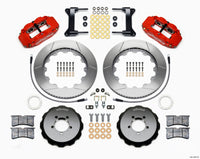 Thumbnail for Wilwood Narrow Superlite 6R Front Hat Kit 14.00in Red 1999-2012 Subaru WRX w/Lines