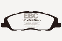 Thumbnail for EBC 13-14 Ford Mustang 3.7 (A/T+Performance Pkg) Greenstuff Front Brake Pads