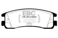 Thumbnail for EBC 08-09 Buick Allure (Canada) 5.3 Redstuff Rear Brake Pads