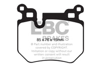 Thumbnail for EBC 08-10 BMW 135 3.0 Twin Turbo Greenstuff Rear Brake Pads