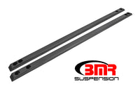 Thumbnail for BMR 15-17 S550 Mustang Super Low Profile Chassis Jacking Rails - Black Hammertone