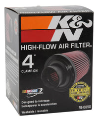 Thumbnail for K&N Universal Air Filter (4in. Flange / 6in. Base OD / 4-5/8in. Top OD / 6in. Height)