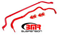 Thumbnail for BMR 16-17 6th Gen Camaro Front & Rear Sway Bar Kit w/ Bushings - Red