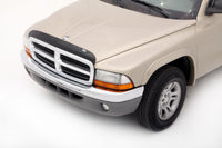 Thumbnail for AVS 97-04 Dodge Dakota (Front Mount) High Profile Bugflector II Hood Shield - Smoke