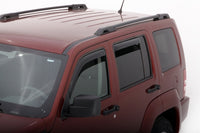 Thumbnail for AVS 08-14 Jeep Liberty Ventvisor In-Channel Front & Rear Window Deflectors 4pc - Smoke