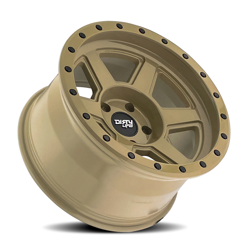 Dirty Life 9315 Compound 17x9 / 6x135 BP / -12mm Offset / 87.1mm Hub Desert Sand Wheel