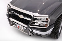 Thumbnail for AVS 03-05 Chevy Silverado 1500 Aeroskin Low Profile Acrylic Hood Shield - Smoke