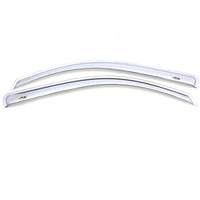 Thumbnail for AVS 07-13 Chevy Silverado 1500 Standard Cab Outside Mount Front Window Ventvisor 2pc - Chrome