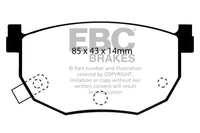 Thumbnail for EBC 99-01 Hyundai Elantra 2.0 Greenstuff Rear Brake Pads