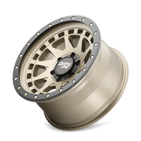 Thumbnail for Dirty Life 9311 Enigma Pro 17x9/6x135 BP/-12mm Offset/87.1mm Hub Satin Gold Wheel - Beadlock