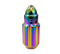 Thumbnail for NRG 500 Series M12 X 1.5 Bullet Shape Steel Lug Nut Set - 21 Pc w/Lock Key - Neochrome