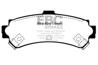 Thumbnail for EBC 95-97 Nissan Sentra 1.6 Redstuff Rear Brake Pads