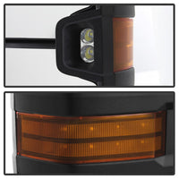 Thumbnail for xTune Chevy Silverado 03-06 G2 Heated Amber LED Signal Telescoping Mirrors MIR-CS03S-G2-PWH-AM-SET