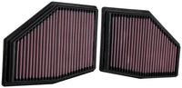 Thumbnail for K&N 2020 BMW M550i 4.4L V8 Replacement Air Filter (2 Per Box)