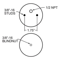 Thumbnail for Firestone Ride-Rite Replacement Air Helper Spring 267C 1.5 (W217607882)