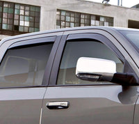 Thumbnail for AVS 05-18 Nissan Frontier Crew Cab Ventvisor Low Profile Deflectors 4pc - Smoke