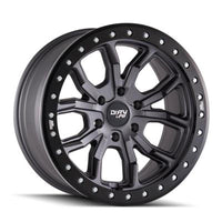 Thumbnail for Dirty Life 9303 DT-1 17x9/5x127 BP/-12mm Offset/78.1mm Hub Matte Gunmetal Wheel - Simulated Rashring