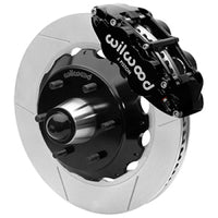 Thumbnail for Wilwood 63-87 C10 CPP Spindle FNSL6R Front BBK 14in Slotted 6x5.5 BC - Black