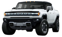 Thumbnail for AVS 22-23 GMC Hummer EV Aeroskin Low Profile Hood Shield - Smoke