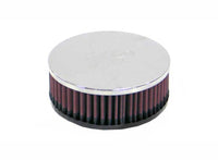 Thumbnail for K&N Universal Round Clamp-On Air Filter 2in. Flange / 5-3/8in. OD / 2in. Height