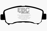 Thumbnail for EBC 14+ Nissan Juke 1.6 Turbo Nismo RS Greenstuff Front Brake Pads