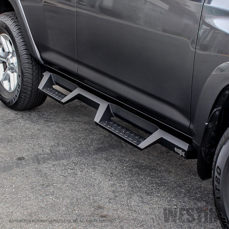 Westin/HDX 10-17 Toyota 4Runner Trail Edition Drop Nerf Step Bars - Textured Black