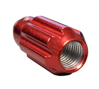 Thumbnail for NRG 500 Series M12 X 1.5 Bullet Shape Steel Lug Nut Set - 21 Pc w/Lock Key - Red