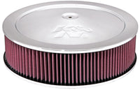 Thumbnail for K&N 14in Red Custom Air Cleaner Assembly - 5.125in ID x 14in OD x 3.75in H x 1.25in Drop Base