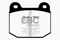 Thumbnail for EBC 87-92 Alfa Romeo 75 1.6 Greenstuff Front Brake Pads