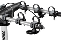 Thumbnail for Thule Helium Pro 3 - Hanging Hitch Bike Rack w/HitchSwitch Tilt-Down (Up to 3 Bikes) - Silver