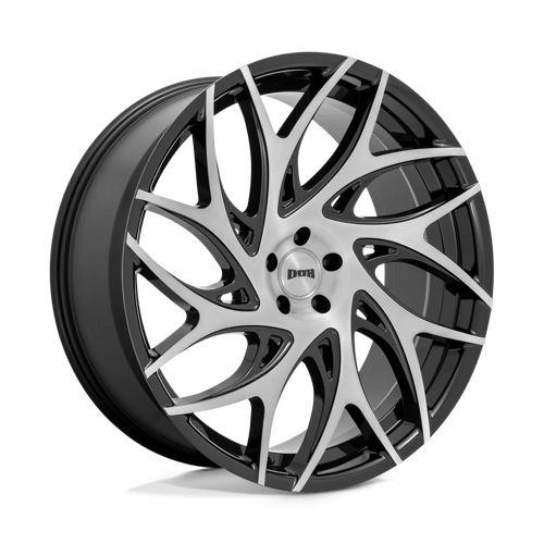 DUB 1PC S260 24X10 5X115 BRS-GBLK-DDT-SPK 15MM