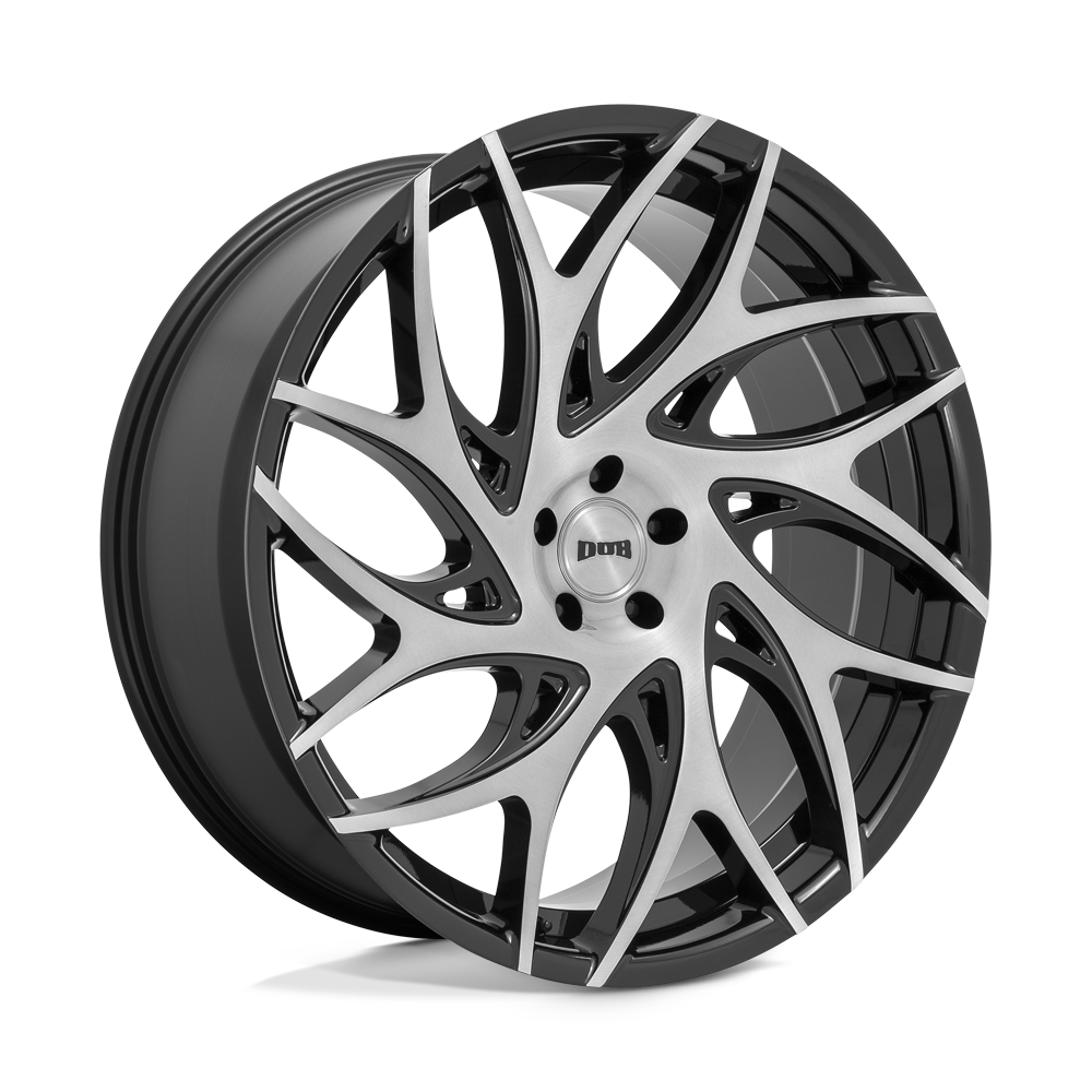 DUB 1PC S260 24X10 5X115 BRS-GBLK-DDT-SPK 15MM