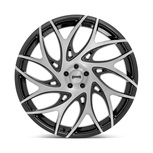 DUB 1PC S260 24X10 5X115 BRS-GBLK-DDT-SPK 15MM