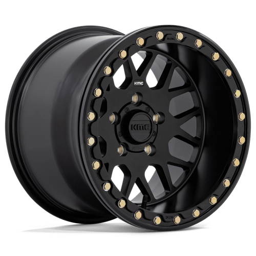 KMC Powersports KS235 14X7 4X110 S-BLK 38MM