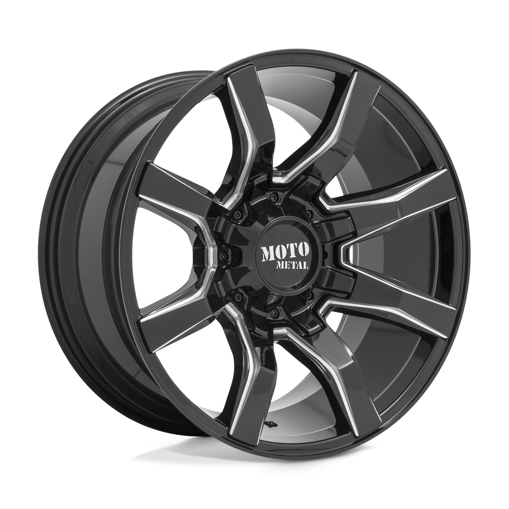 Moto Metal MO804 20X9 6X120/5.5 G-BLK MILL 00MM