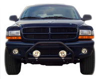 Thumbnail for AVS 97-04 Dodge Dakota Bugflector Deluxe 3pc Medium Profile Hood Shield - Smoke