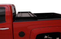 Thumbnail for Lund 14-17 Chevy Silverado 1500 Fleetside (5.8ft. Bed) Hard Fold Tonneau Cover - Black