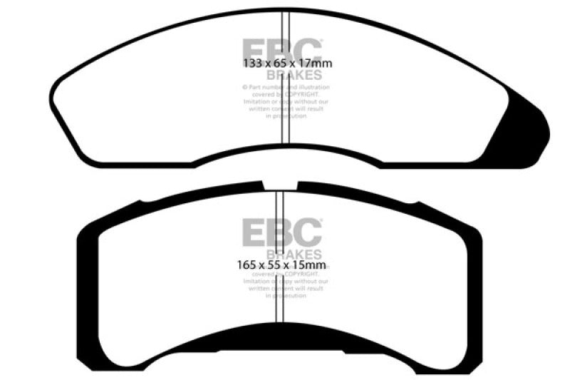 EBC 78-83 Ford Fairmont 2.3 Greenstuff Front Brake Pads