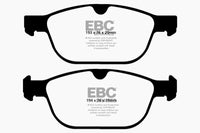 Thumbnail for EBC 08+ Volvo XC60 3.0 Turbo Greenstuff Front Brake Pads