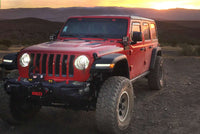 Thumbnail for EGR 2018 jeep Wrangler JL SlimLine In-Channel WindowVisors Set of 4 - Dark Smoke