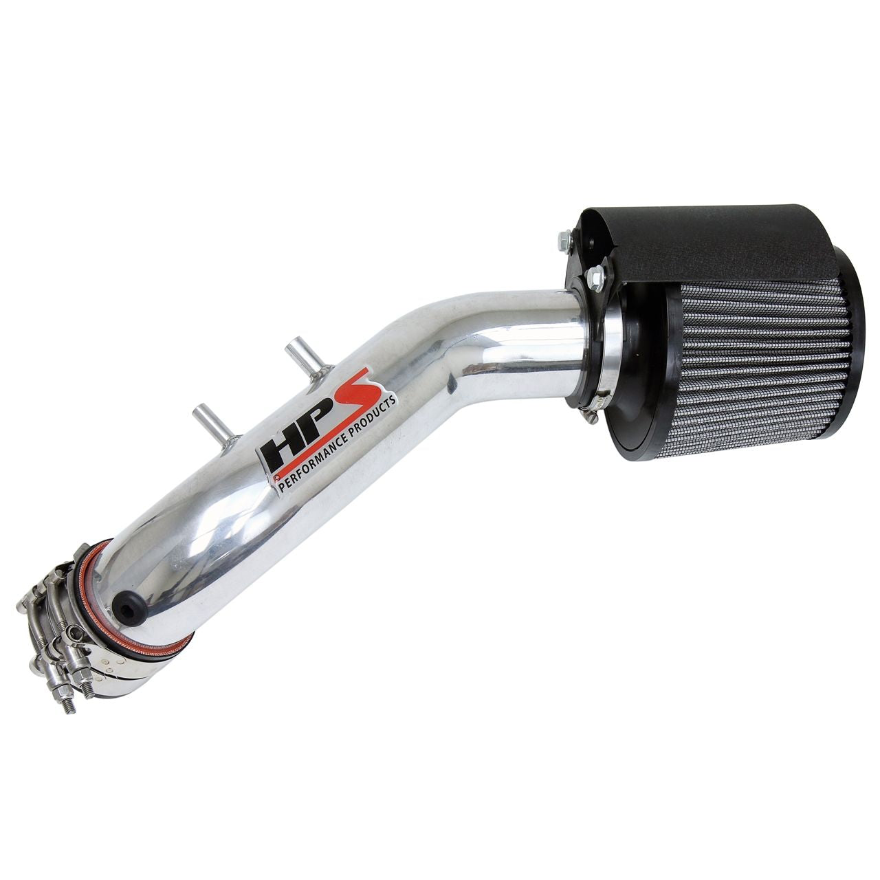 HPS Polish Shortram Air Intake + Heat Shield for 04-08 Acura TSX 2.4L 1st Gen