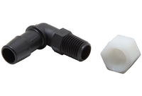 Thumbnail for K&N Air Filter Vent Kit - White - 90 Degree Plastic 0.50in Flange 1.75in H 1.75in L