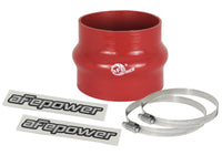 Thumbnail for aFe Magnum FORCE CAI Univ. Silicone Coupling Kit (3.75in. ID to 3.5in. ID) Straight Reducer - Red