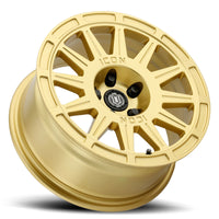 Thumbnail for ICON Ricochet 17x8 5x4.5 38mm Offset 6in BS - Gloss Gold Wheel