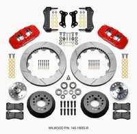 Thumbnail for Wilwood AERO6 Front Hub Kit 15.00 Red 67-69 Camaro 64-72 Nova Chevelle